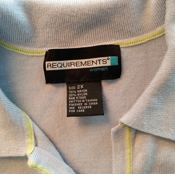 Requirements Woman Knit Cuffed Sleeve Top - Picture 4 of 7